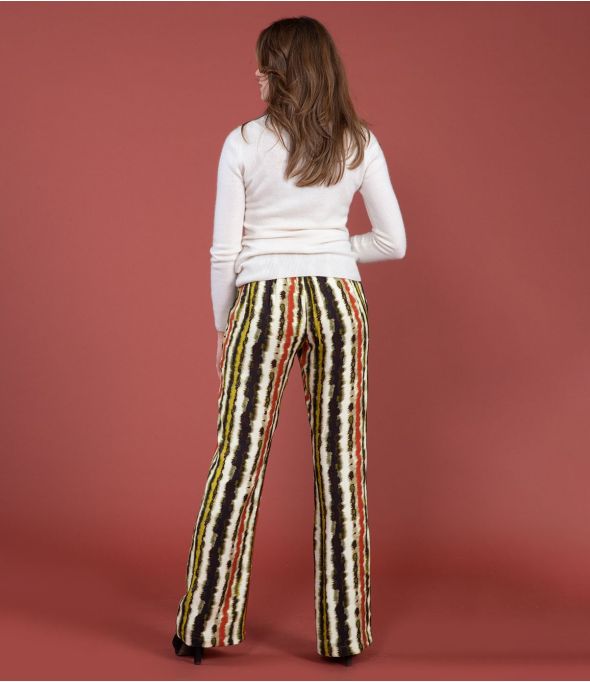 SASHA LUCE CHOCOLATE Viscose Pants - 1