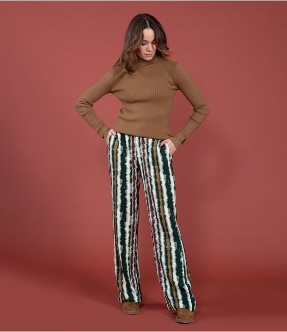 SASHA LUCE SAPIN Viscose Pants - 1