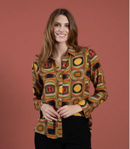 FRAN HIPPIE CAMEL Modal Shirt - 2