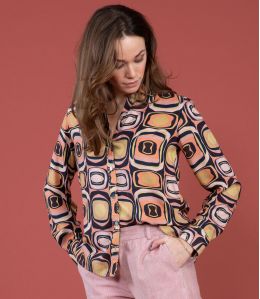 FRAN HIPPIE PINK Modal Shirt - 2