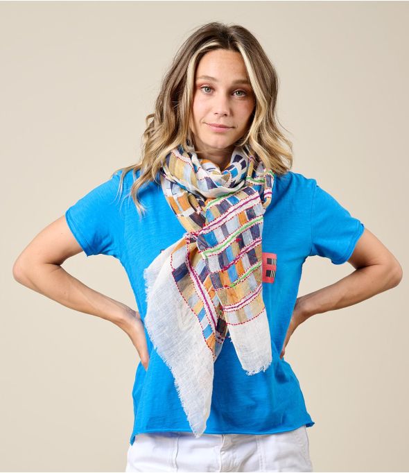 BRIGITE Linen Scarf - 1