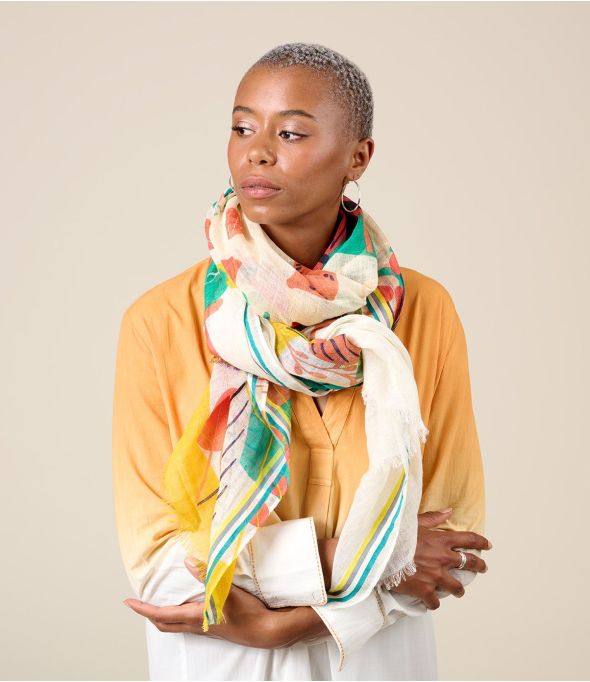 COSIMA Linen Scarf - 1