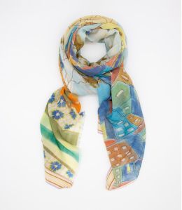 MANON Wool Scarf, Cotton - 7