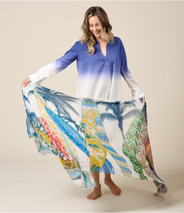 OCEAN Cotton Scarf, Modal - 1