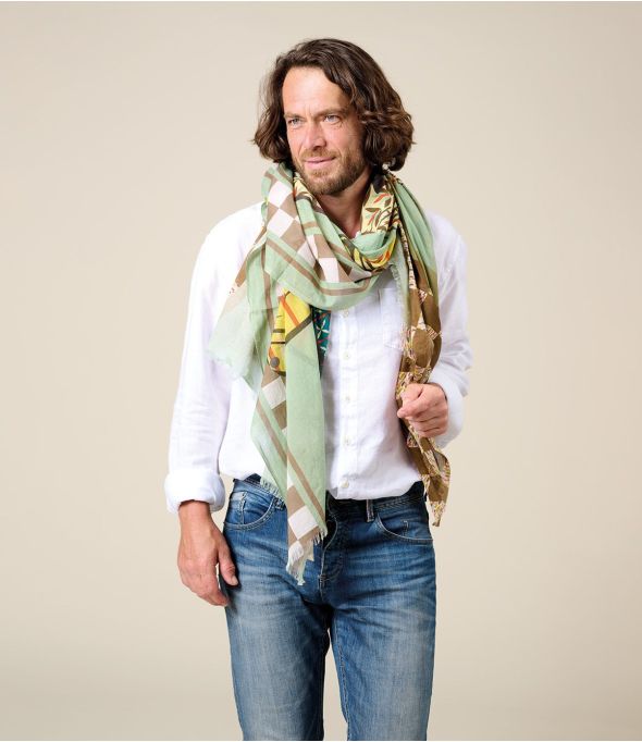 CLUB Cotton Scarf - 1