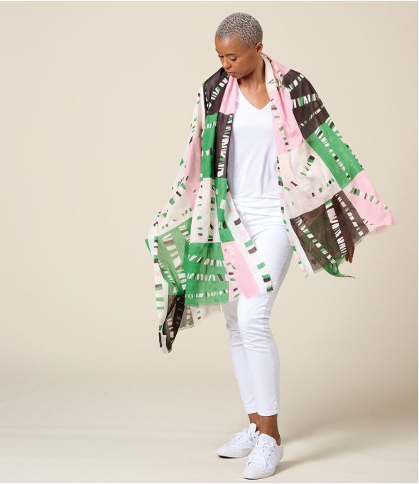 LAGOS Cotton Scarf - 1