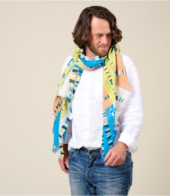 LAGOS Cotton Scarf - 1