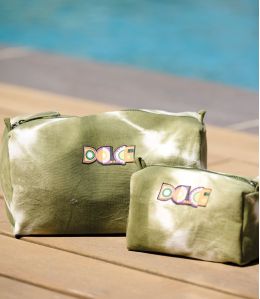 COSM IBIZA KHAKI Cotton Toiletry Bags - 2