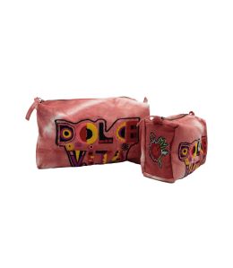 COSM BALI PINK Cotton Toiletry Bags - 1