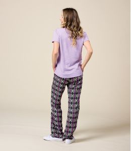 SASHA BARI PLUM Viscose Pants - 3