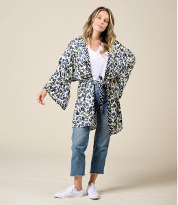 KIMONO FLOWERS Viscose Kimono - 2