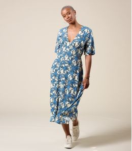 JANIE PALMA BLUE Viscose Dress - 2