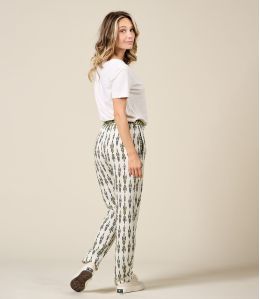 FAUVE MALTE KHAKI Viscose Pants - 3