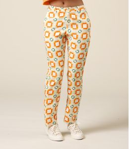 FAVE LILI ORANGE Viscose Pants - 2