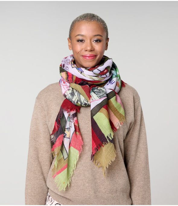 BRENDA Wool Scarf - 1