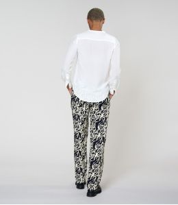 LENY PASTEL BLACK Viscose Pants - 3