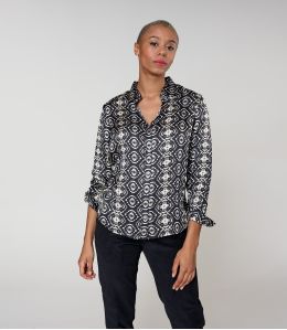 MARY BELEM BLACK Modal Shirt - 2