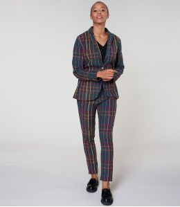 MARIUS TARTAN MULTI TROUSERS in Cotton - 1