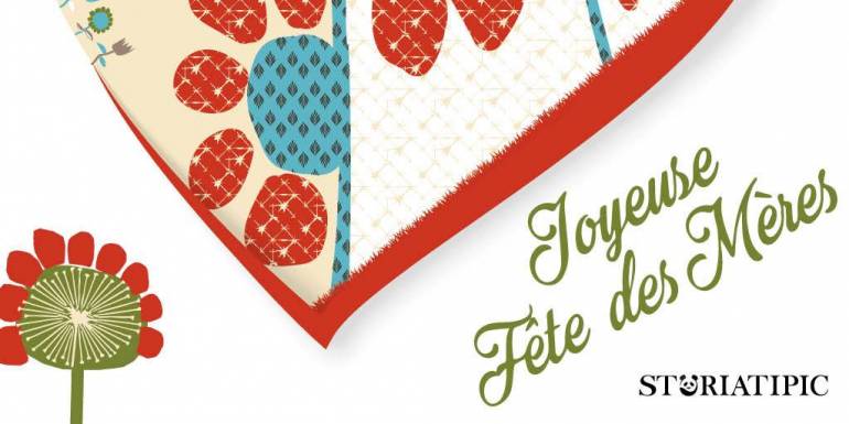 [Fête des mères] - A pretty greeting card created by Marie GOZARD to say thank you to your mother! 